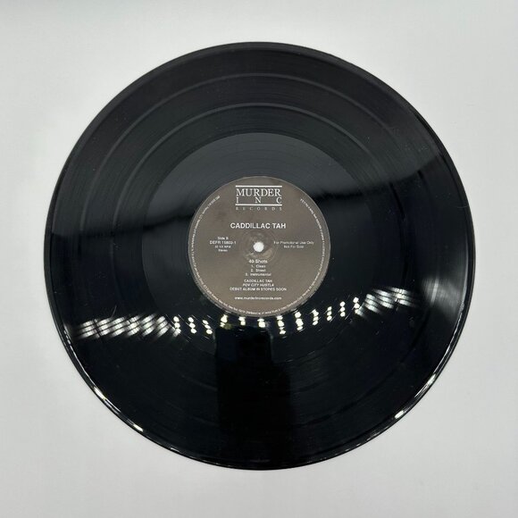 Caddillac Tah Promo Vinyl Record 2003 Murder Inc Gotcha Ma 40 Shots Y2K Rap Vtg - Picture 3 of 9